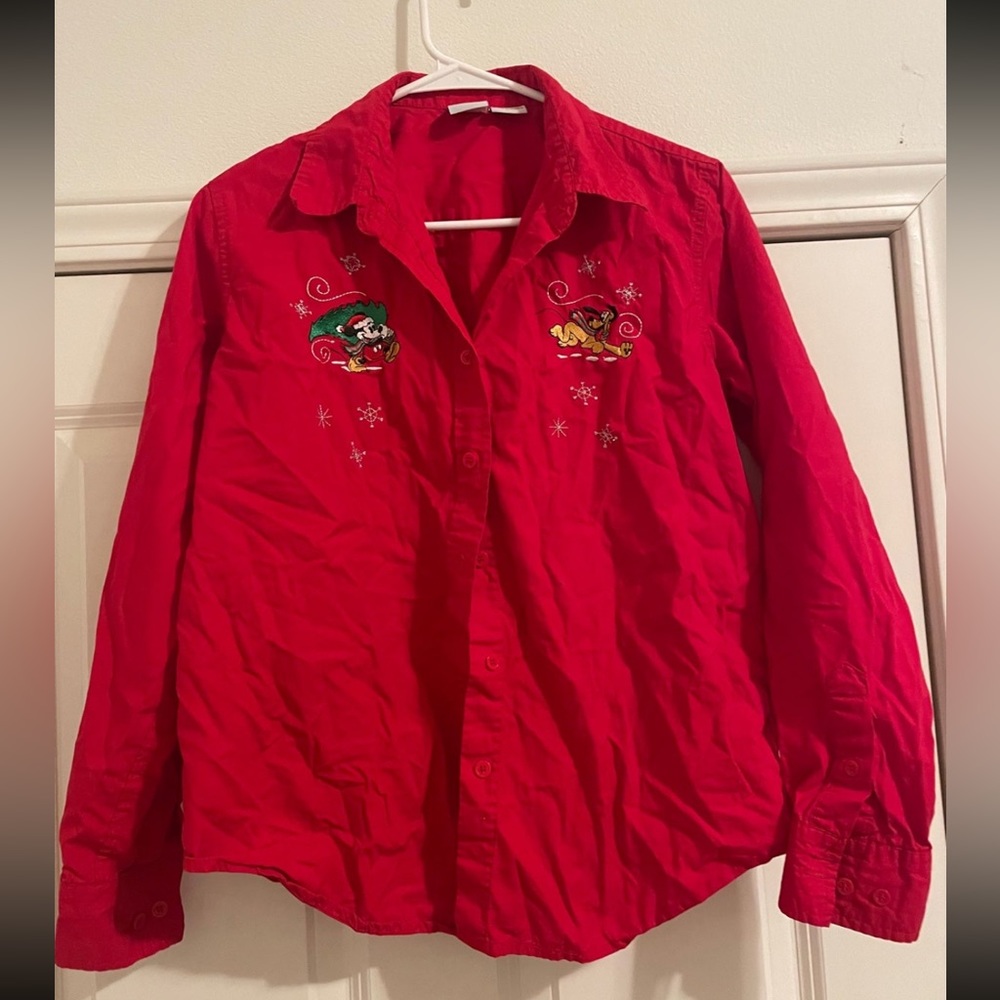 Disney Christmas blouse